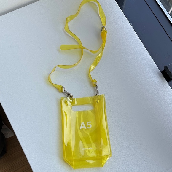 NaNa Yellow Transparent Crossbody Bag - Picture 1 of 2